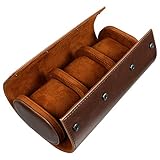 Der Uhrenhalter mit 3 Fächern ist aus hochwertigem Material gefertigt, feine Verarbeitung, sieht elegant und stilvoll aus.