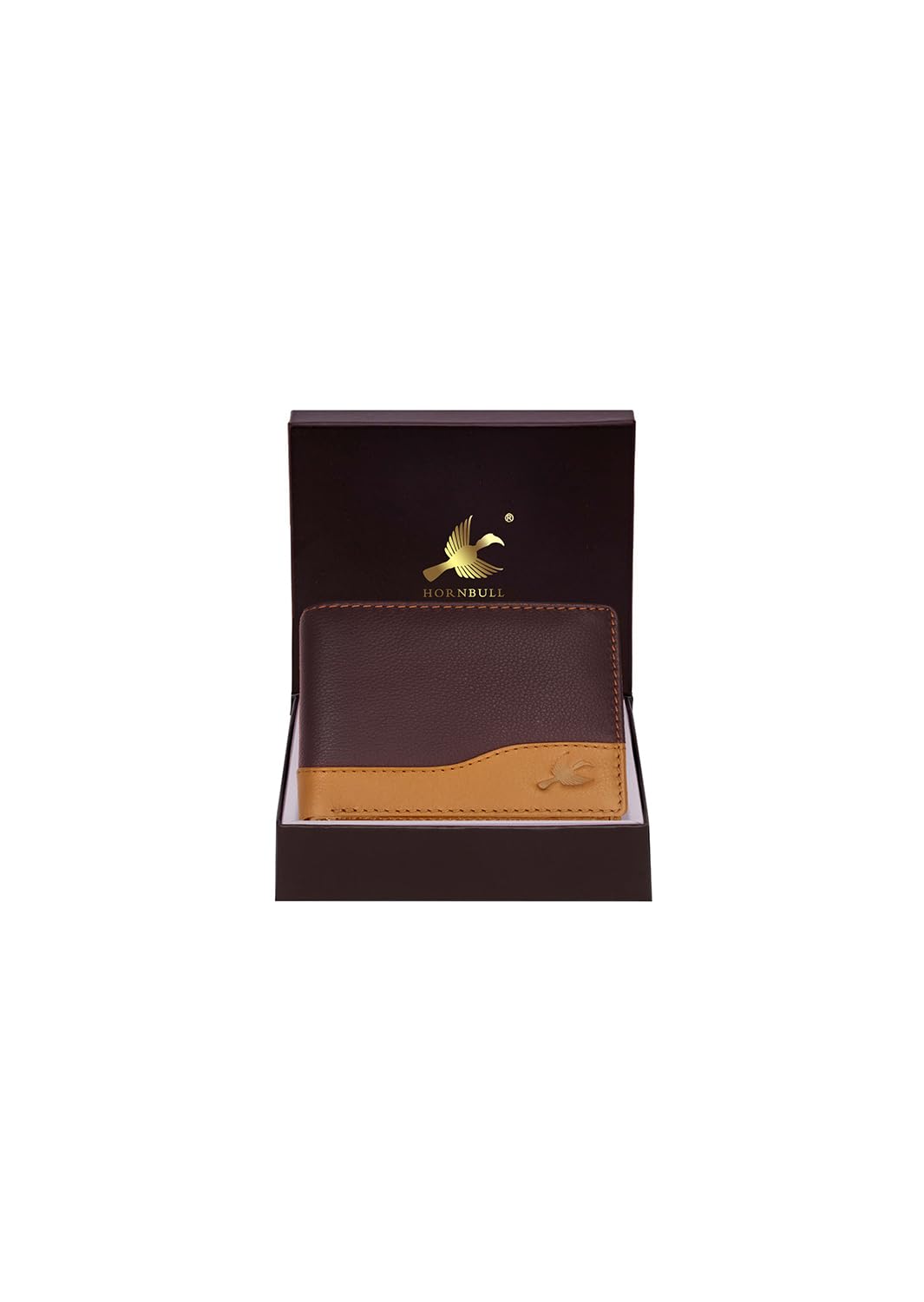 HORNBULL Buttler Brown Mens Leather Wallet | Leather Wallet for Mens | RFID Blocking Genuine Leather Mens Wallet