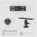 TUSITA Universal Marine Electronic Mount - B Size Short, Aluminum Fish Finder Mount with 1