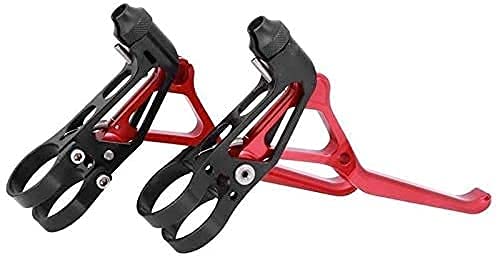 Leva del freno della bicicletta 68gFreno della bicicletta leggero cavo V MTB Manubrio della bici della strada Parti della bicicletta Leve del freno della bicicletta (Color : Black Red) (Black Red)