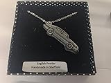 Kommt Geschenk verpackt SAAB 900 Limousine 3D Anhänger auf Silber Platin Plattiert Halskette handgefertigt 45,7 cm ref213