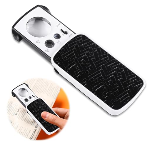 Pull-out Pocket Magnifier with LED & UV Light