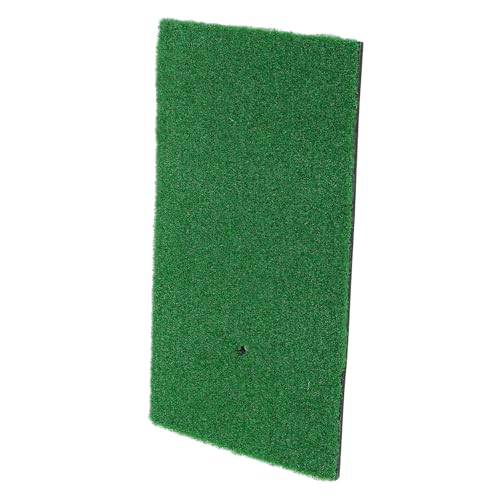 KOMBIUDA Portable Golf Hitting Mat Outdoor Chipping Practice Turf for Swing Improvement for Indoor Golf Training Soft Base Green