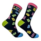 Women's My Spirit Animal Gummy Bear Socks Funny Cute Colorful Candy Footwear