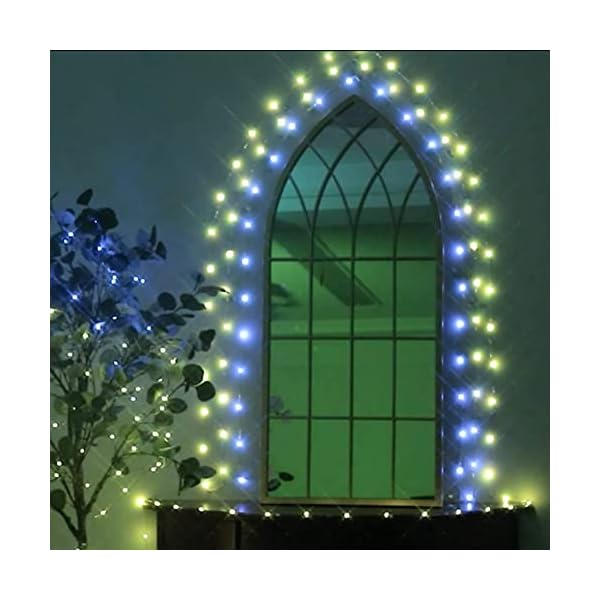 DELICHTER Lichterkette,100 LEDs bunt Lichterkette mit USB-Betrieben heller Glühbirnen，LED RGB deko für Party,Fest, Innen… – Bild 8
