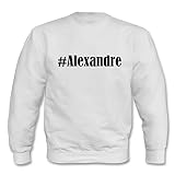 Reifen-Markt Sweat-shirt enfant #Alexandre taille 104 couleur blanc imprimé noir, Blanc., 104