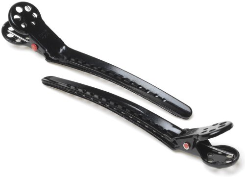 YS Park 4 Packs BLACK L-Clips 8 Clips Total. 100% Geniune + FREE Double Dip Comb Brush ($4 value)