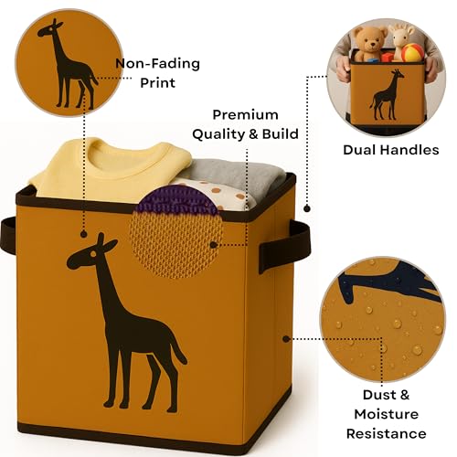 Image of Sopent Foldable Storage Boxes (Giraffe)