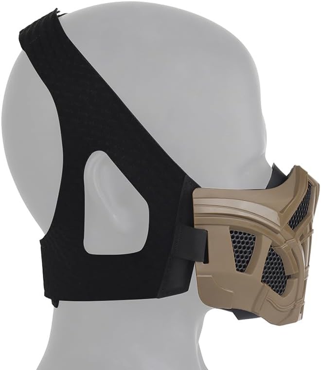 タクティカル マスク サバイバルゲーム装備 エアソフト ギア アウトドア 戦術的な射撃 フェイスガード シューティング