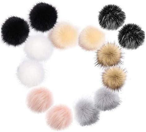 Pompon In Pelliccia Sintetica Per Cappelli, 24 Palline Soffici E - Foto 6