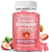 Hydrolyzed Collagen Gummies for Women &amp; Men, Women Over 50, Collagen Peptides Type I, II, III, V ...