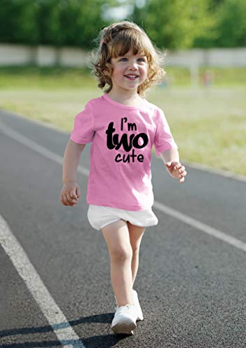 Image of 2nd Birthday Outfits for Toddler Girls im Two Cute Shirt Girl 2 Years Old Second Birthday