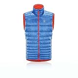 2 tasche laterali Haglöfs Essens III Down Gilet, Uomo, 603061-3UR, Vibrant Blue/Habanero, XL