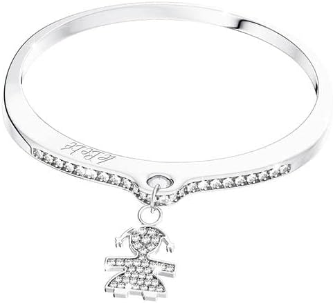 Le BebèRing LBB039 White Gold 18 Kt collection"I Pavè"