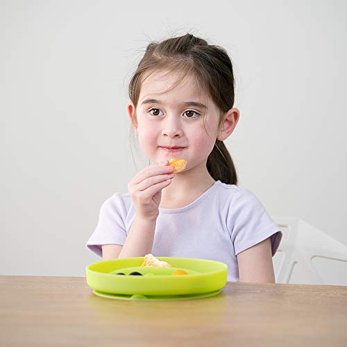 Olababy 100% Silicone Suction Plate | Toddler Plates With Suction | Divided Plates For Kids | Self Feeding Baby Essentials | Food Grade Silicone | Baby Registry Must Haves | Microwave Dinner Plates #TOP2