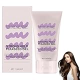 Gel per Ricci con Semi di Lino – Controllo Frizz, Idratazione e Definizione Senza Effetto Croccante