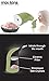 Nevlers Green Himalayan Salt Inhaler w/ 5 Oz Organic Coarse Pink Himalayan Sea Salt Crystals | Portable Handheld Ceramic Salt Air Inhaler | Homeopathic Natural Option for Lungs & Nose
