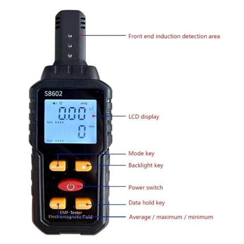 Detector EMF multifuncional con medición de temperatura miniatura 2