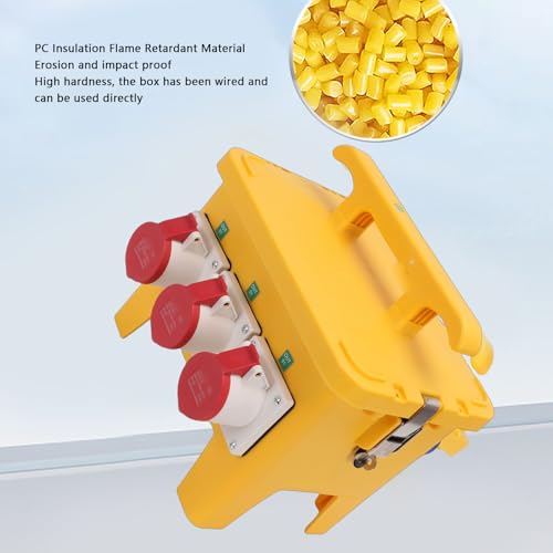 Boîtier de distribution d'énergie ABS PC robuste et étanche IP65 16A