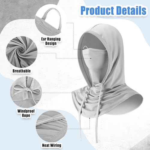 Image of Frienda 6 /9 /12 Pcs Balaclava Ski Mask UV Protection Hood Breathable Full Head Mask Face Cover for Men Women Cycling Fishing