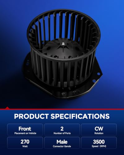 Image of KAX AC Blower Motor for Astro /Safari 1996-2005, Blazer /Jimmy 1995-2005