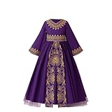 Muslim Girls Abaya Long Sleeve Prayer Dress Middle East Muslim Dubai Robe 2025 Ramadan Eid Eid Kaftan for 4-8 Years