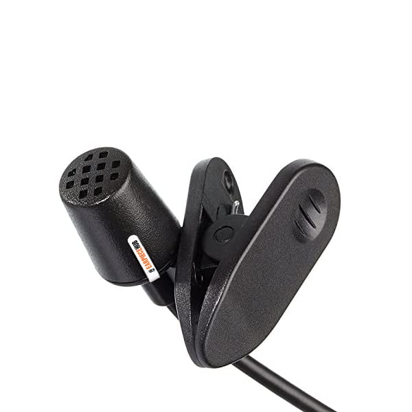 3 Wire Covert Acoustic Tube Earpiece compatible with Kenwood 2 pin PTT Microphone Two way Radio, Black - Image 2