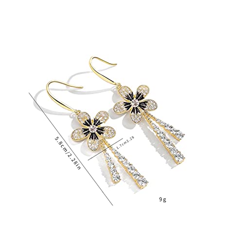 Boucles d'oreilles Glands à Fleurs pour Sublimer Vos Tenues de Soirée - 2