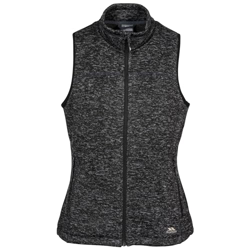 Trespass - Chaleco de Forro Polar para Mujer, 3200 g/m², Mujer, FAFLGIO10002_BKMXXL, Black Marl, XX-Large