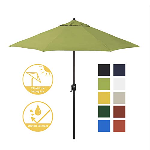Shade Basicsshade Basics 11 Rd Faux Wood Steel Patio Umbrella Push Open Pin Stop Antique Beige Dailymail