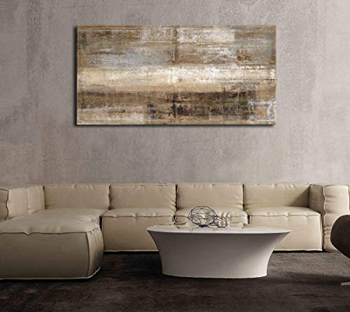 Yearainn Vintage Abstract Wall Art Retro Large Canvas Picture Abstract Painting Artwork Prints For Home Decorations Living Room Bedroom Office Wall Decor Framed Ready To Hang 20 Inch X 40 Inch thumb #1