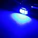 cciyu 4 Pack Blue 3-3014SMD T4/T4.2 Neo Wedge LED Light Bulbs Fit 1997-2007 For Jeep TJ For Cherokee Wrangler Liberty