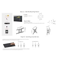Amazon Basics TV-Wandhalterung, Voll Beweglich, Schwenk-/Neigbare TV-Halterung für Flache/Gebogene Fernseher/Monitore 12–40 Zoll bis 36kg, TV-Halterung, Max. VESA 200mm x 200mm, Schwarz – Ansicht 8