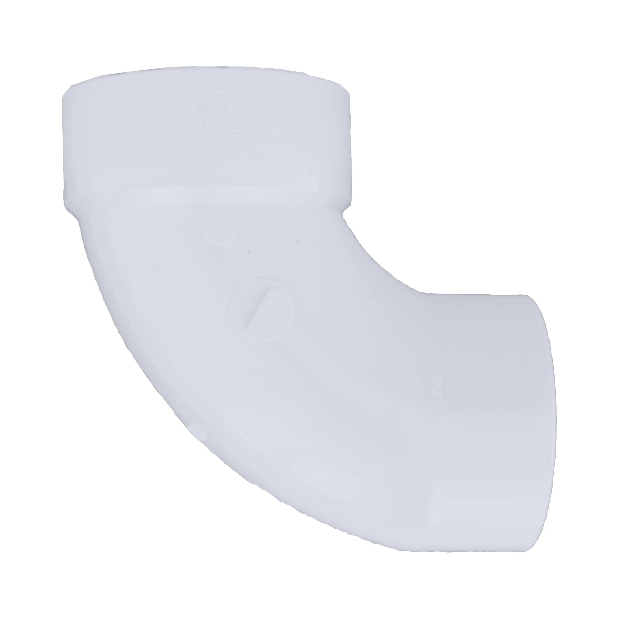 Schedule 40 DWV 90-Degree Sanitary Street Elbow, 4-In. -PVC 00302 1400HA