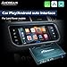 Andream Wireless Carplay Retrofit for Land Range Rover Sport Evoque Vogue Discovery 4 Jaguar XE XF,Wireless Carplay Android Auto Module Receiver Box,Android Auto MMI Box,Support Mirrorlink,GPS