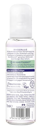 CD-Deo Zerstäuber Wasserlilie 75 ml – Deodorant ohne Aluminiumsalze