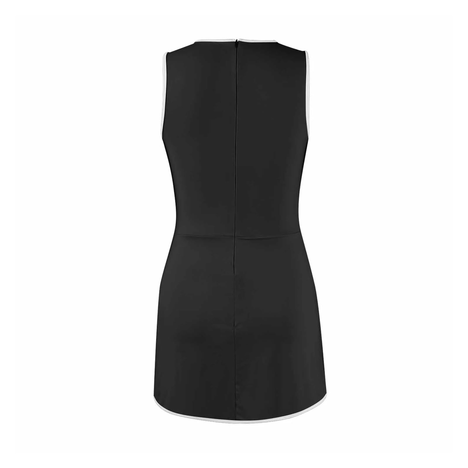 Ropa Padel Mujer Vestido de Tenis for Mujer, Vestido de Entrenamiento de Verano, Vestido Deportivo sin Mangas, Pantalones Cortos incorporados(Pink,M)