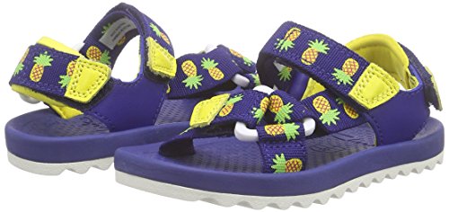 Image of Clarks Girl's Bondi Bay Inf Blue Combi Clogs