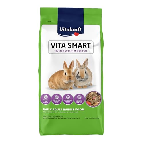 Vitakraft VitaSmart Complete Nutrition Pet Rabbit Food, 8 lbs
