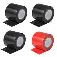 Bondageset extrem Bondage nicht klebende statische Band 4x16m sex tape bondage tape multifunktionale bondage seil BDSM Bondage Paare Paar erotische Geschenk Bondage Band Set 3pcs schwarz 1pcs rot