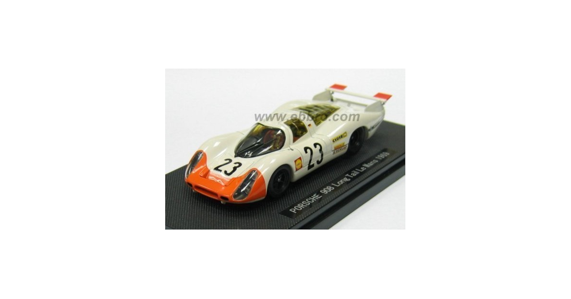 EBBRO ポルシェ 908 longtail le mans EBBRO 1/43 Porsche 908 Long Tail Le Mans 1969 # 23 White