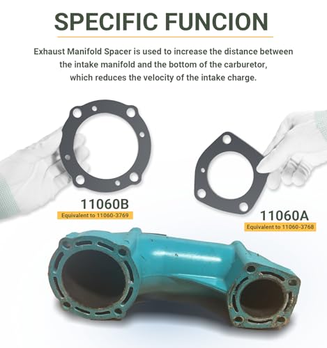 Image of Exhaust Gasket Repair Kit for Kawasaki Jet Ski 1100 ZXi, STX 1100, STX DI & Ultra 130 (1996-2004), Exhaust Head Pipe & Muffler Gaskets Replacement Set