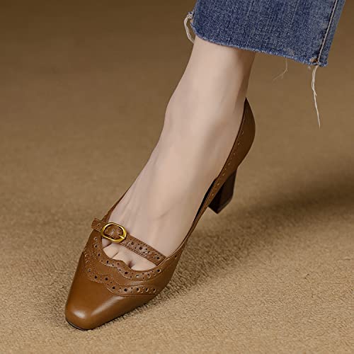 CHICULL] チカル レディース パンプス 牛革 ベルトバックル ウィング