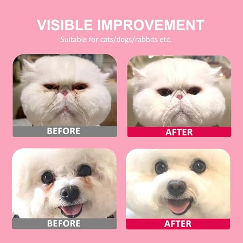 Wolftail DOG EYE WIPES - PEACH SCENT Dog Eye Wipes, Tear Stain Remover For Dogs & Cats thumb #3