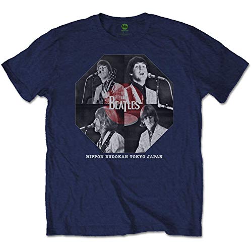 Générique The Beatles Budokan Octagon T-Shirt Homme - Les Beatles, Paul McCartney, John Lennon, RIngo Starr, George Harrison Générique The Beatles Budokan Octagon T-Shirt Homme