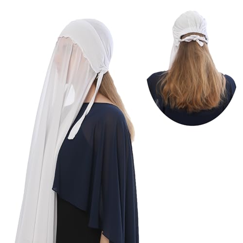 Yeieeo Instant Chiffon Hijab with Undercap Fashion Solid Color Chiffon Head Wraps Under Scarf Caps Muslim Fashion Bandage2