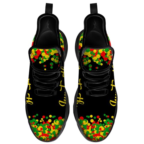 Men's Women's Juneteenth Shoes Black Month History Sneakers Running Tennis Shoes Gifts for Men Women3