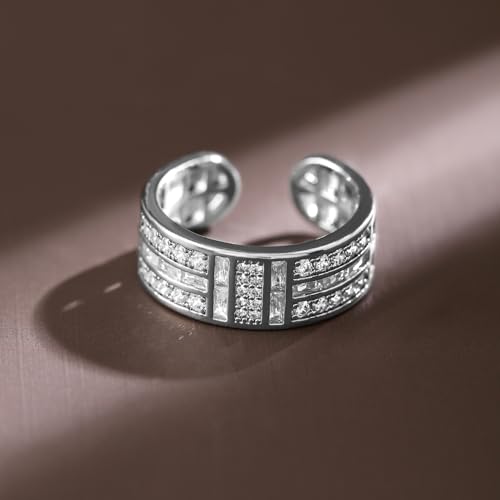 Image of Rubans Ring American Diamond Zirconia Trendy Jewellery Gift for Women & Girls