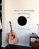 BLIK Dan Golden Hole to Another Universe Removable Wall Decal | Officially Licensed Dan Golden Art | Funny Wall Art | 35.5 x 33 Inches