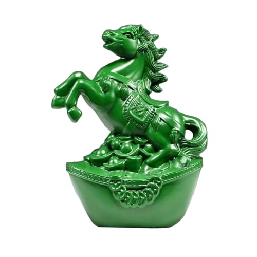 Estatua de Caballo Pequeña de Madera para Decoración Feng Shui